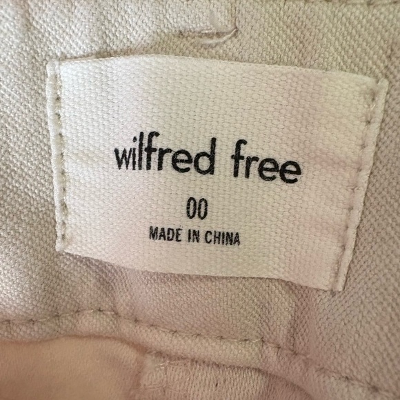 Wilfred free size 00 Brennan Pant High-waisted utility pants, Birtch tan cargo - Picture 6 of 7